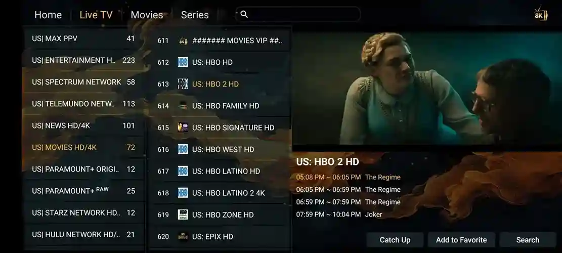 Preview 1 - Tele Casta IPTV Premium IPTV Subscription